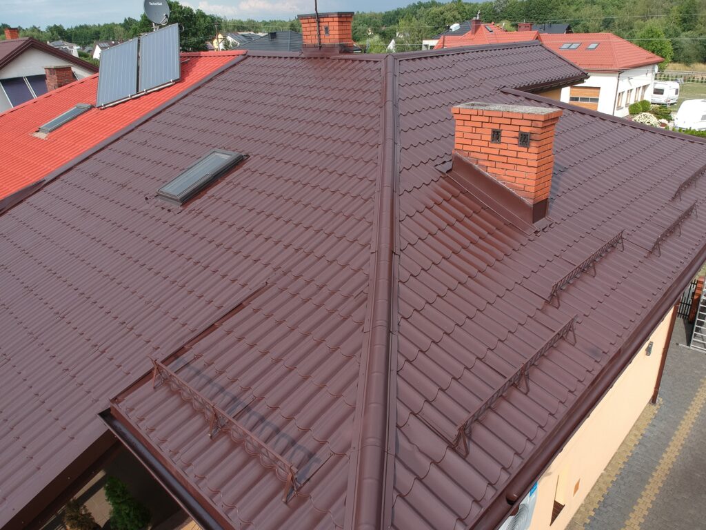 Blachodachówka czekoladowy brąż