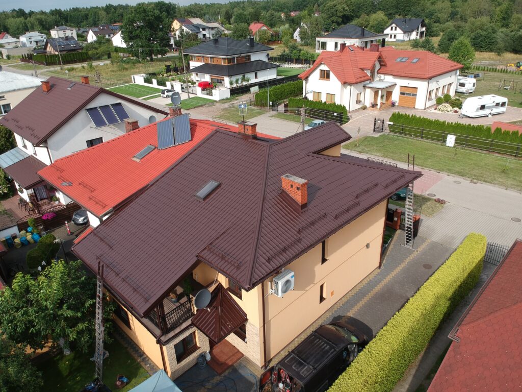 Blachodachówka czekoladowy brąż