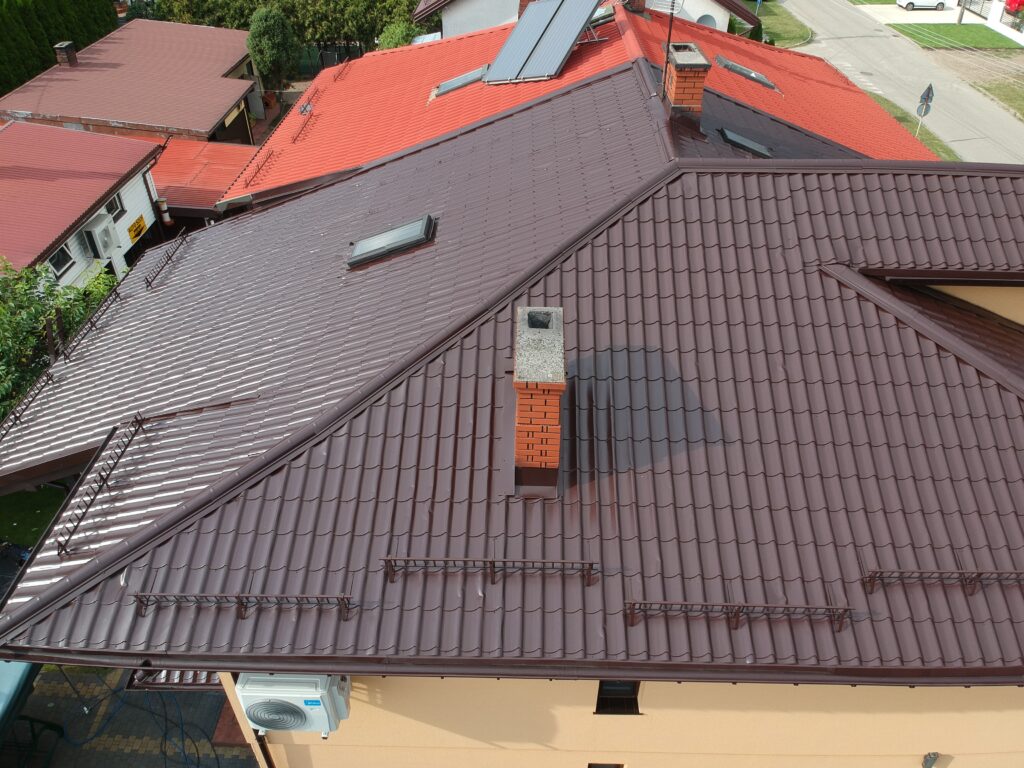 Blachodachówka czekoladowy brąż